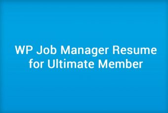 WP Job Manager Resume for Ultimate Member