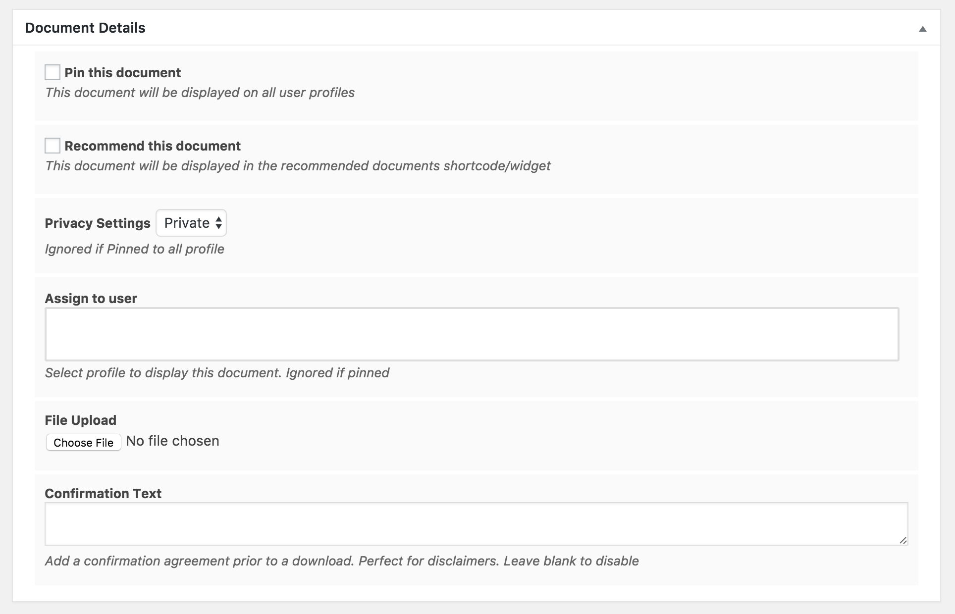 Admin Documents Editing - SuitePlugins