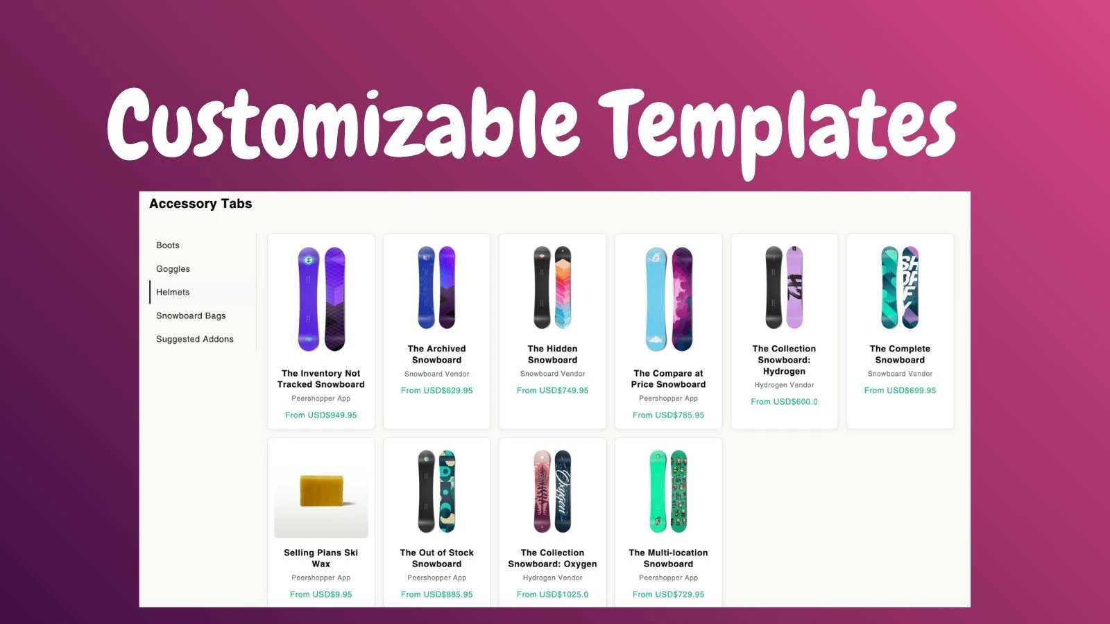 Upsell Accessories Tab - SuitePlugins
