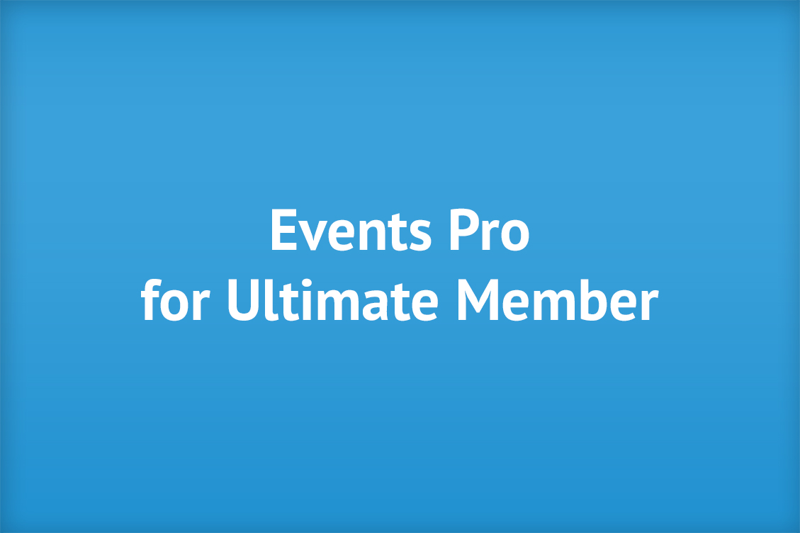 Events Pro for Ultimate Member