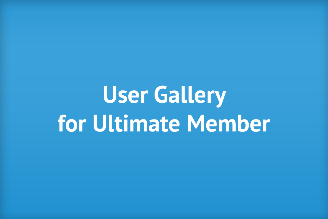 Photo and Video Gallery for Ultimate Member