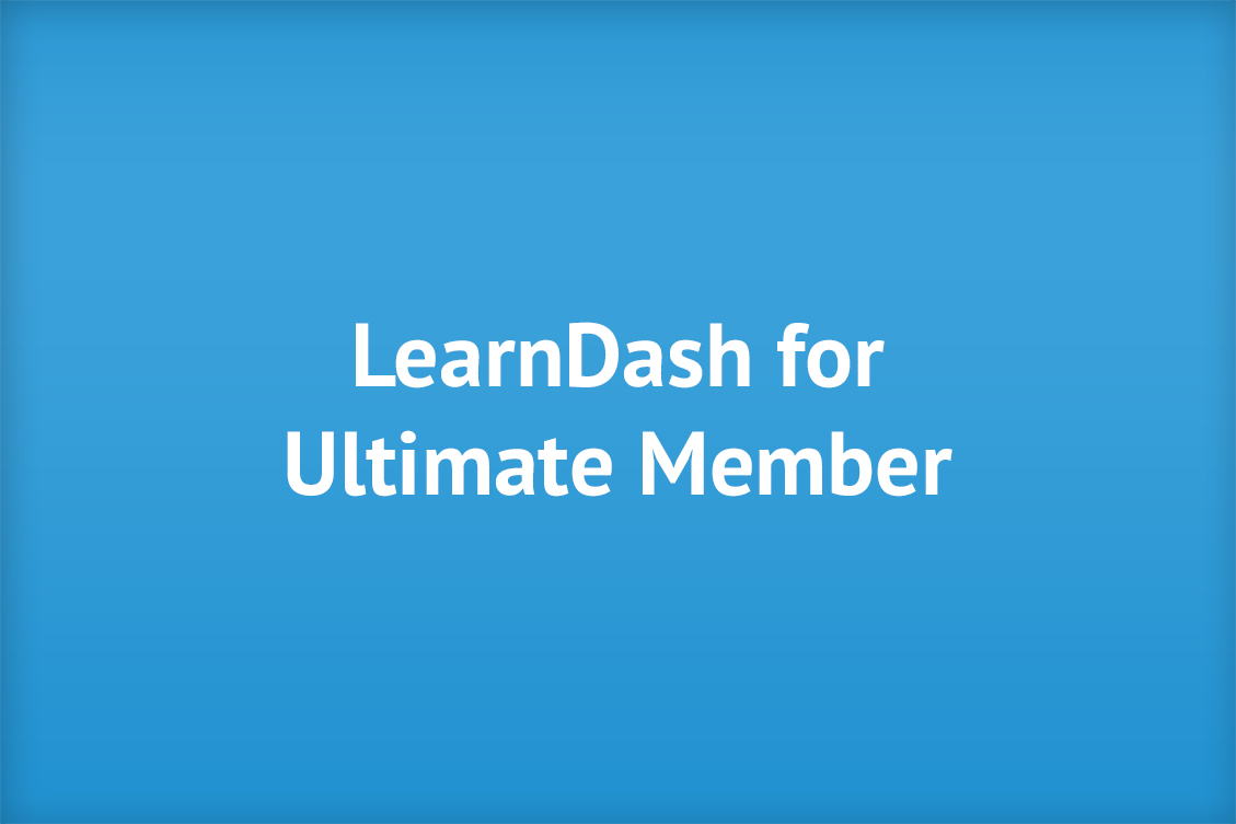 Addon for LearnDash + Ultimate Member