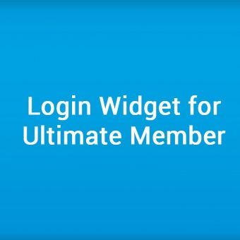 Login Widget for Ultimate Member Plugin